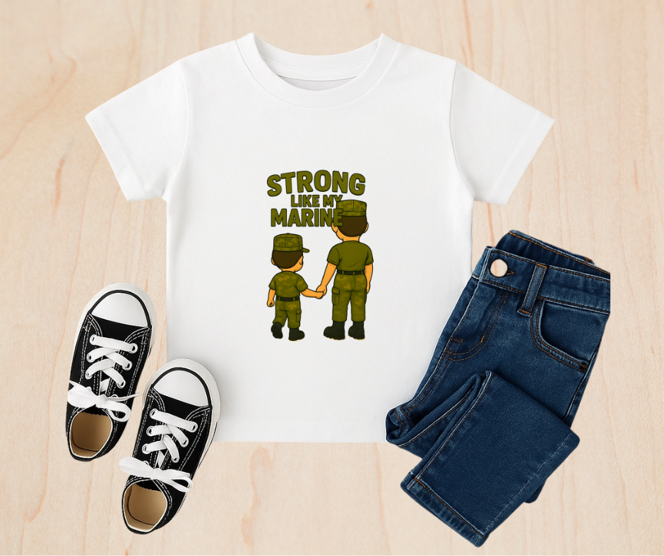 Boys Toddler Strong Like My Marine T-Shirt