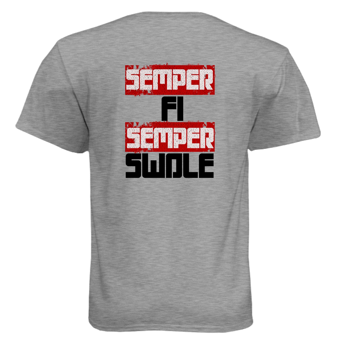 Dark Heather Grey (60/40) - BACK